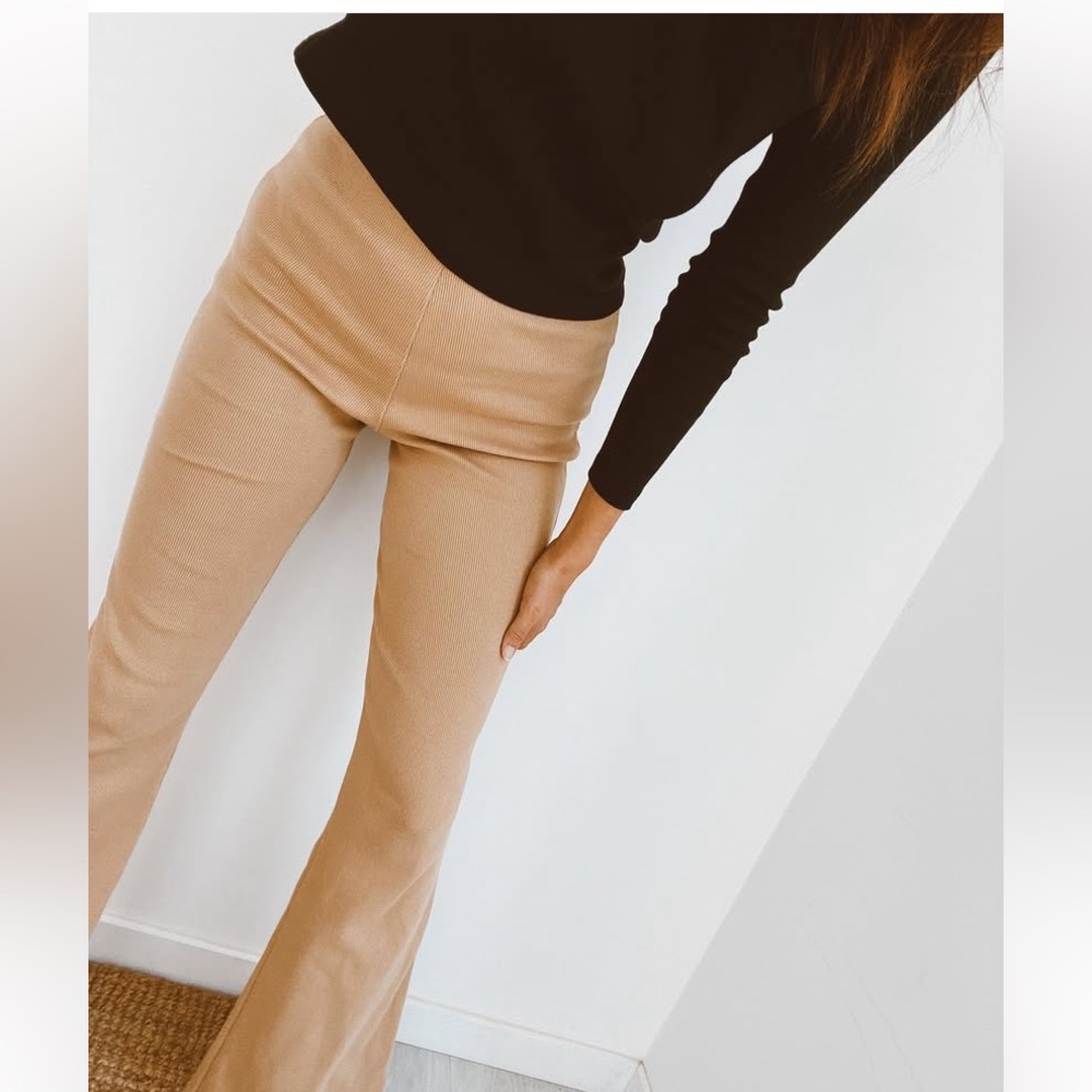 Summi summi Tan Women's Flared Leggings